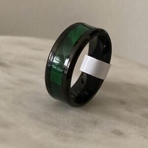 Men’s wedding band style ring stainless steel size 9